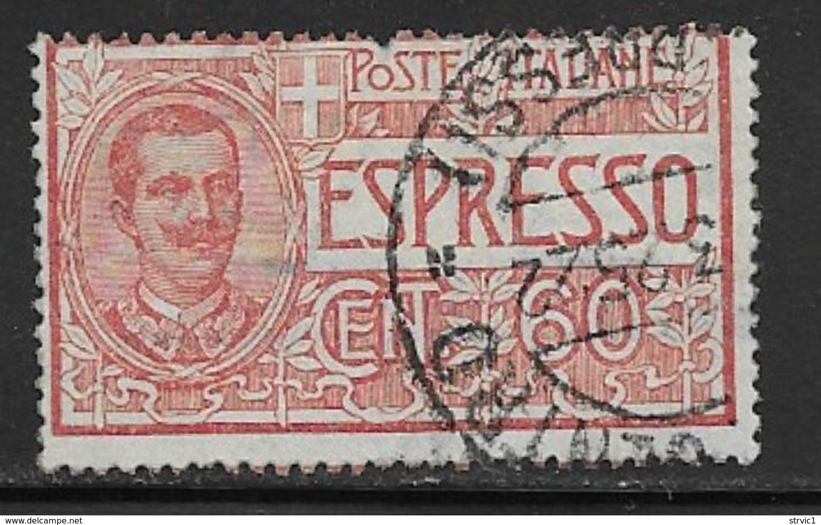 Italy Scott # E3 Used Espresso, 1922, Short Perf - Express Mail