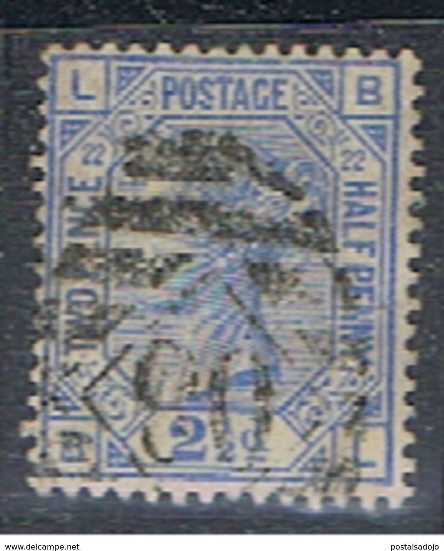 (GB 438A) GREAT BRITAIN // YVERT 62 (PLANCHE 22) // 1880 - Used Stamps