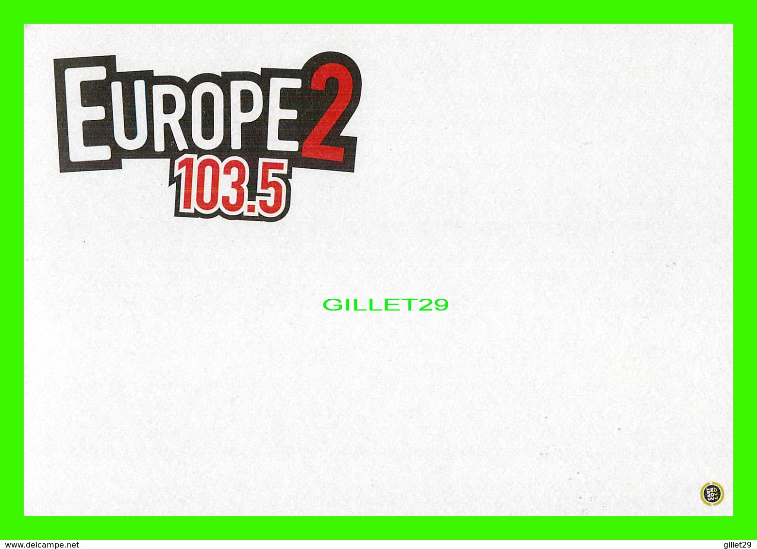 SÉRIE TV - " EUROPE 2. " RADIO ARTHUR 103.5 - - Affiches Sur Carte