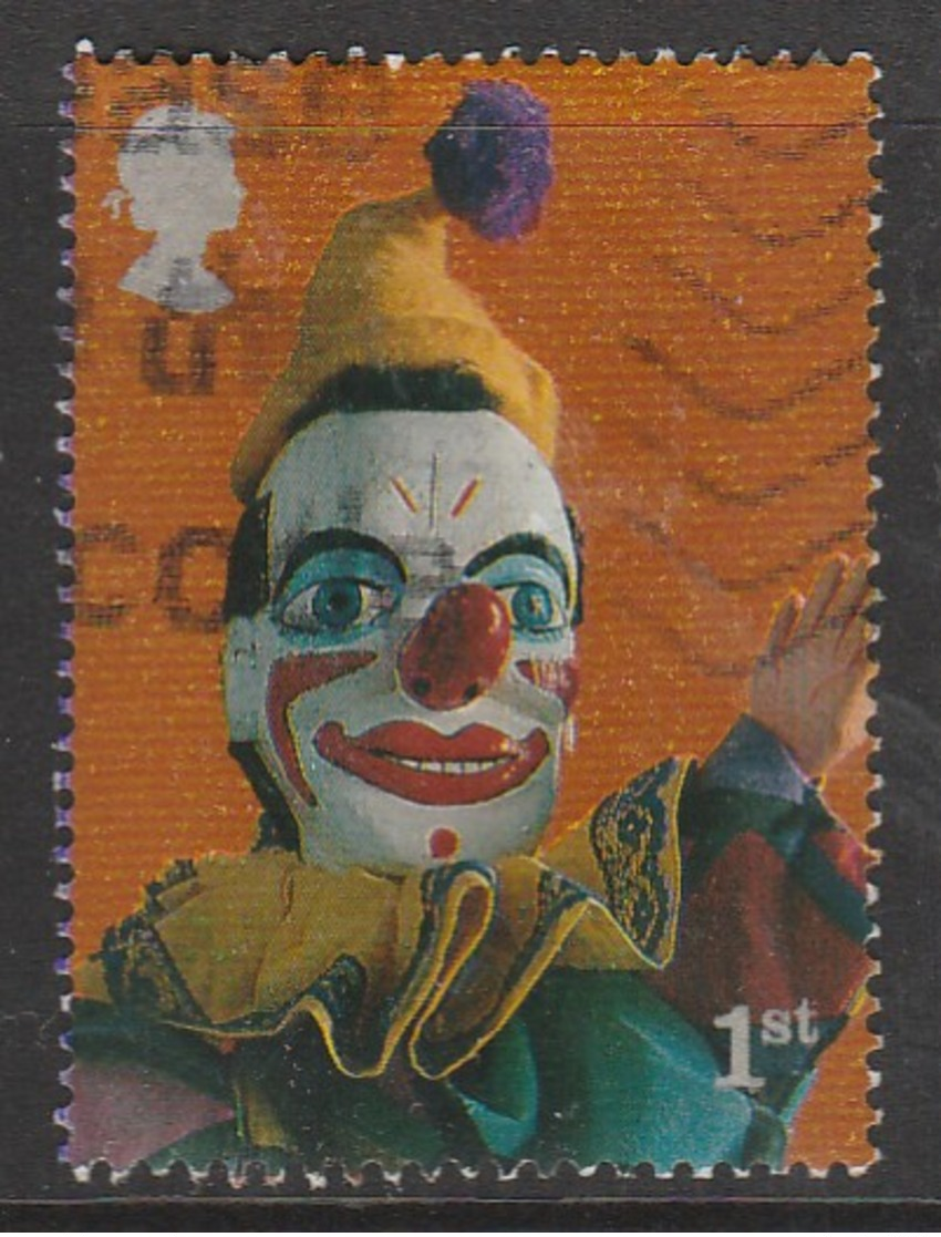 GB 2001 Punch And Judy Show Puppets 1st Multicoloured SG 2225 O Used - Used Stamps