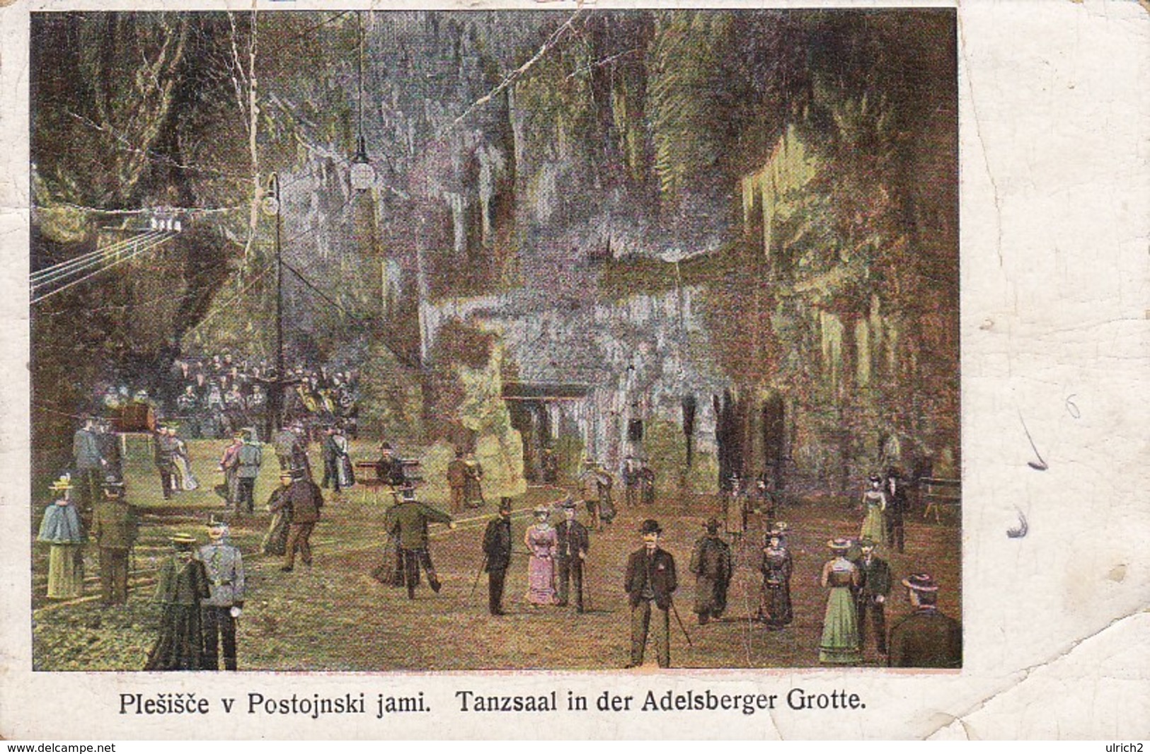 AK Postojna -  Tanzsaal In Der Adelsberger Grotte - Plesisce V Postojnski Jami - 1917 (42049) - Slowenien