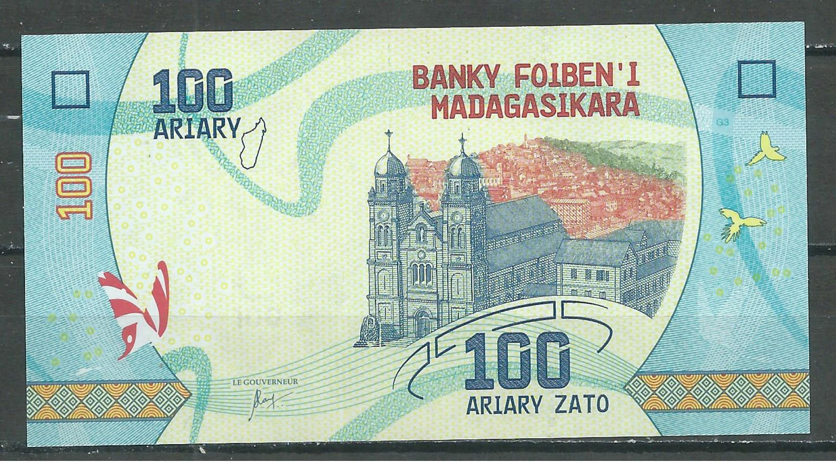 Madagascar Nouveau Billet De 100 Ariary Neuf ** - Madagascar