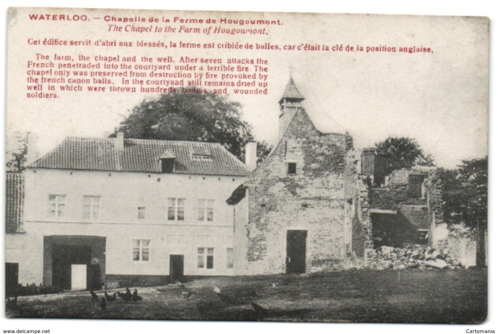 Waterloo - Chapelle De La Ferme De Hougoumont - Waterloo