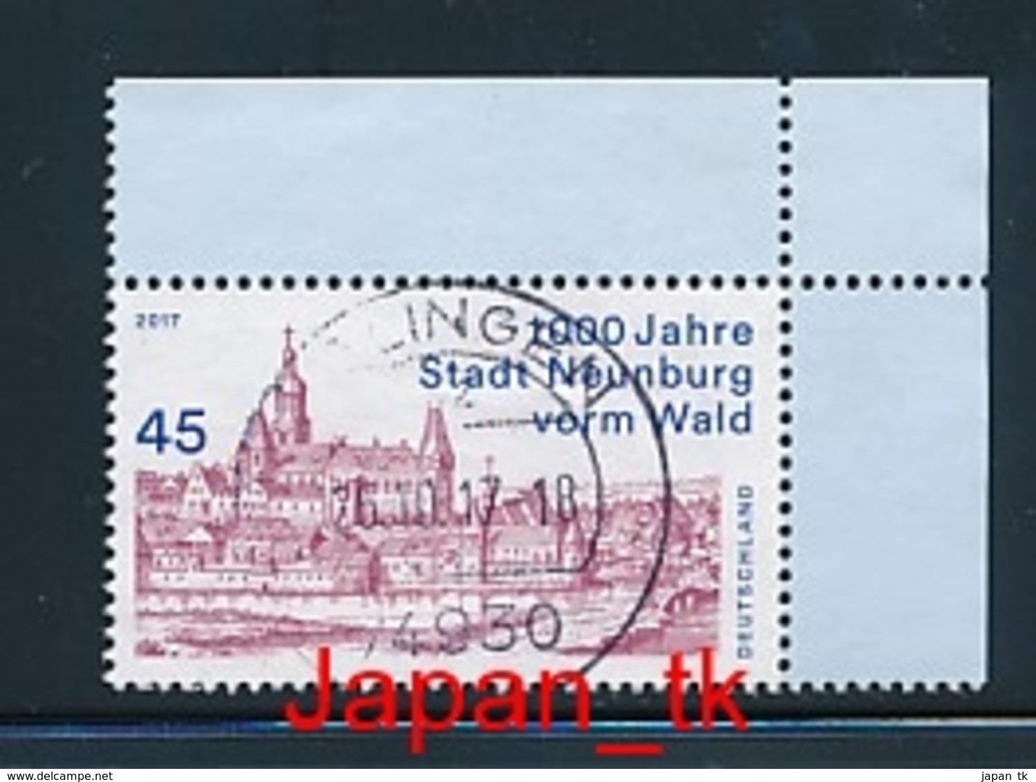 GERMANY Mi.Nr. 3290 1000 Jahre Stadt Neunburg Vorm Wald- Used - Used Stamps