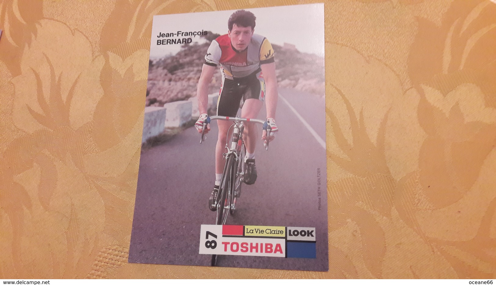 Jean-François BERNARD  Toshiba La Vie Claire 1987 - Cyclisme