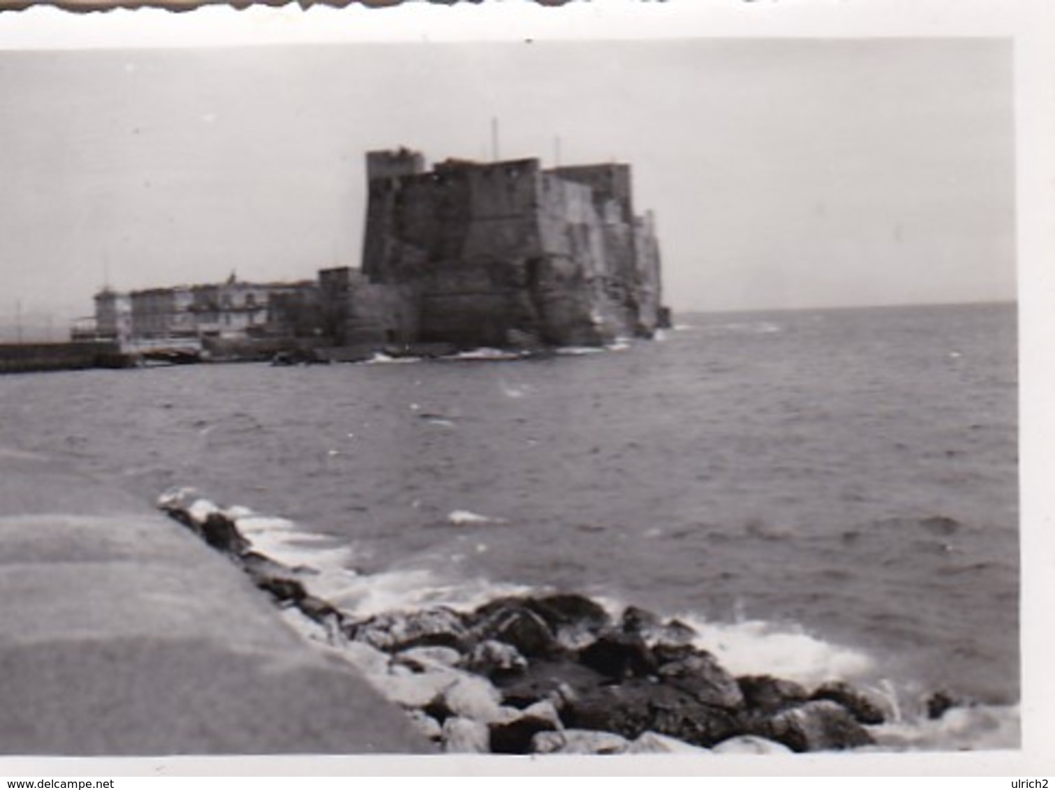 Foto Napoli Neapel - Castel Dell'Ovo - Ca. 1940 -  8*5,5cm (42066) - Orte