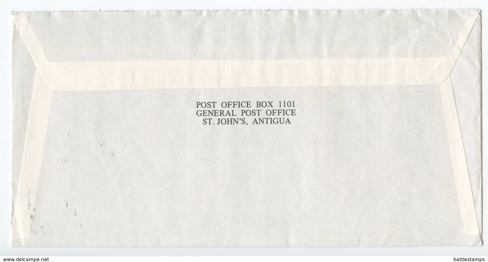 Antigua 1982 Cover St. John’s W/ Mickey Mouse Disney Stamps - Antigua And Barbuda (1981-...)