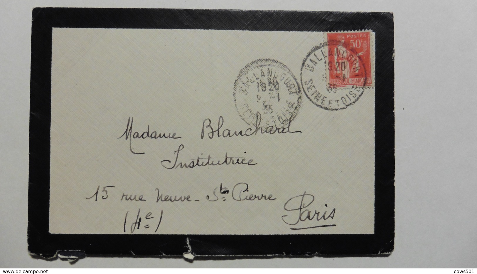 France > Marcophilie (Lettres) > Oblitération Manuelle - Autres & Non Classés