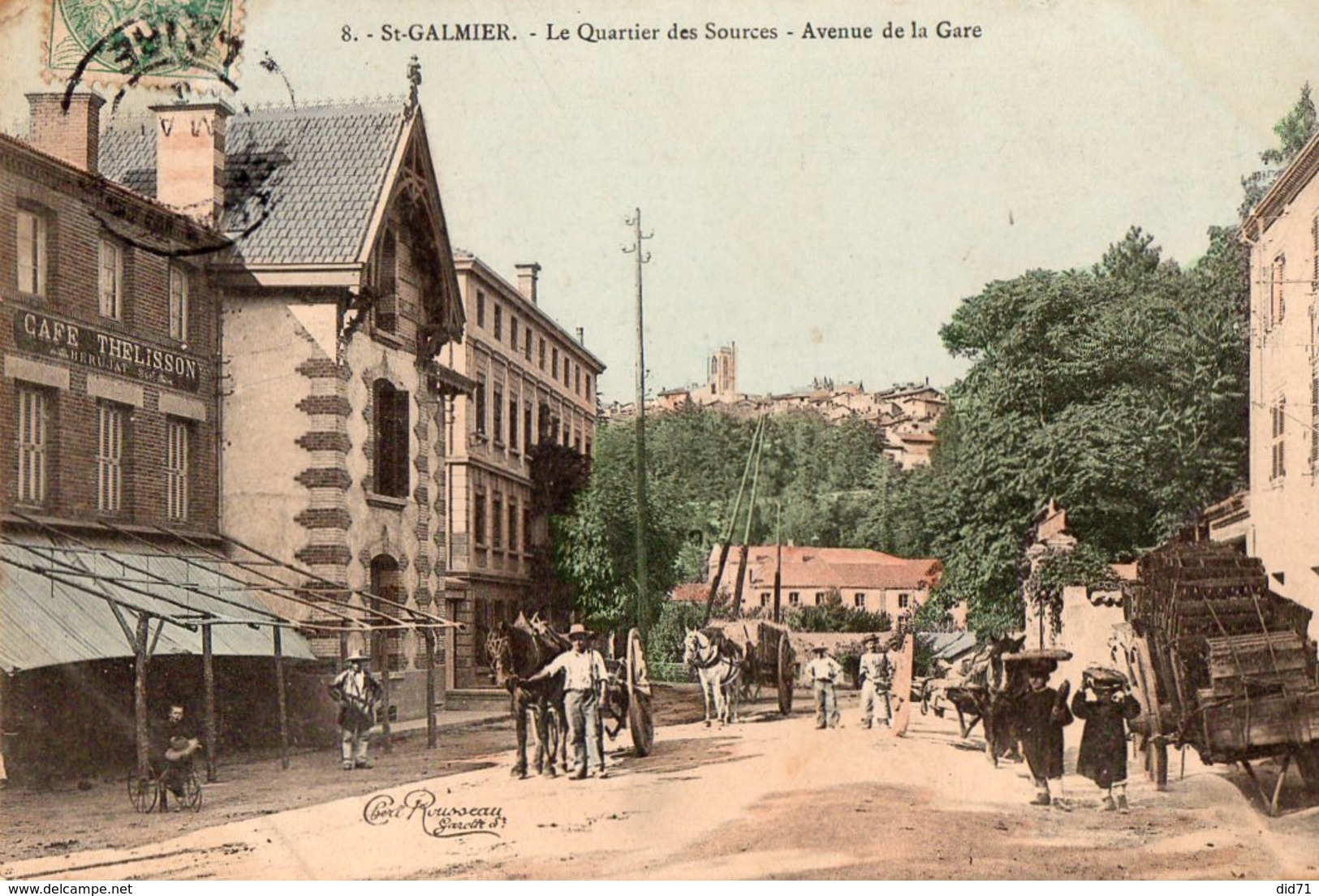 SAINT-GALMIER  - Le Quartier Des Sources - Avenue De La Gare - - Autres & Non Classés