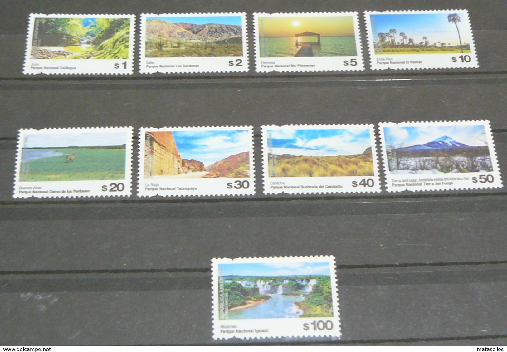 Serie De Sellos Ordinarios Frutas Serie Parques Nacionales - Unused Stamps