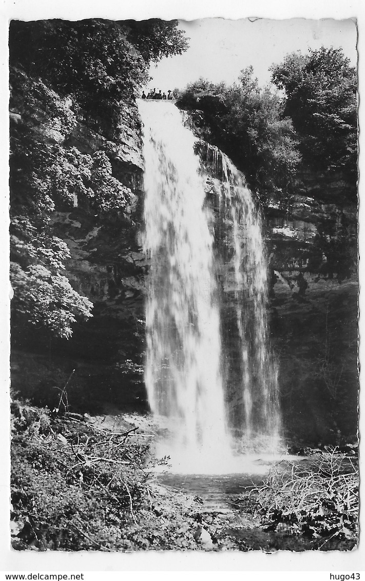 (RECTO / VERSO) COURS DU HERISSON  - N° 3752 - SAUT GIRARD - PLIS ANGLES EN BAS - FORMAT CPA VOYAGEE - Autres & Non Classés