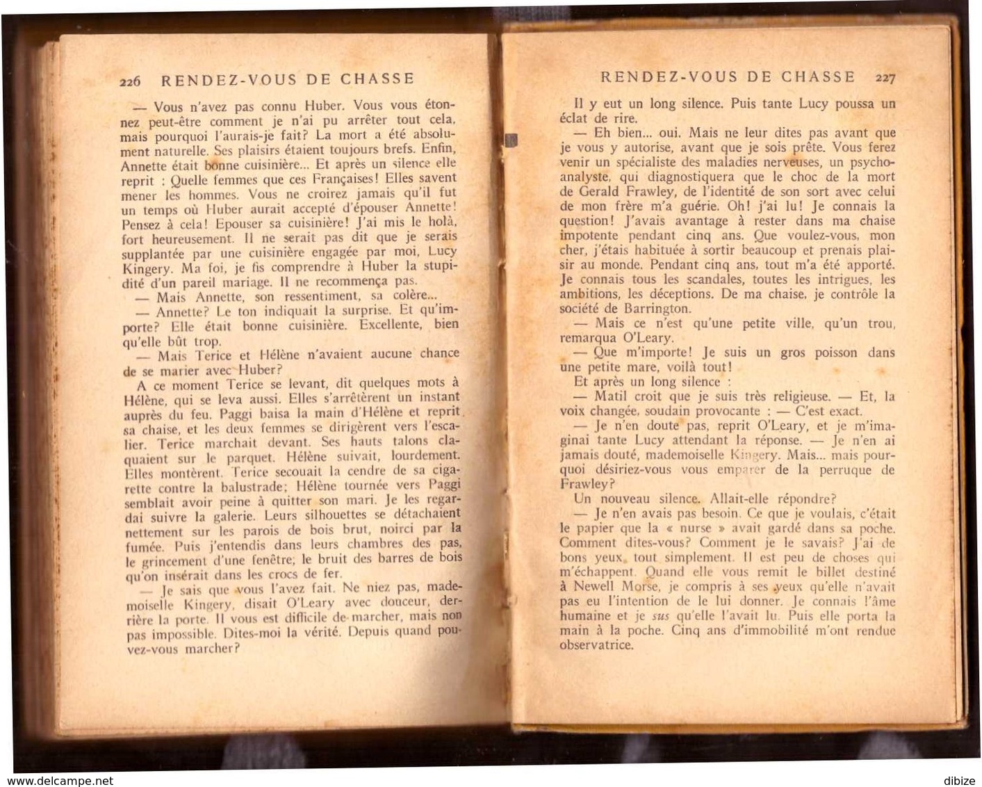 Eberhart. Rendez-vous de chasse.  Le Masque n° 109. Cartonné. Edition Originale 1932.