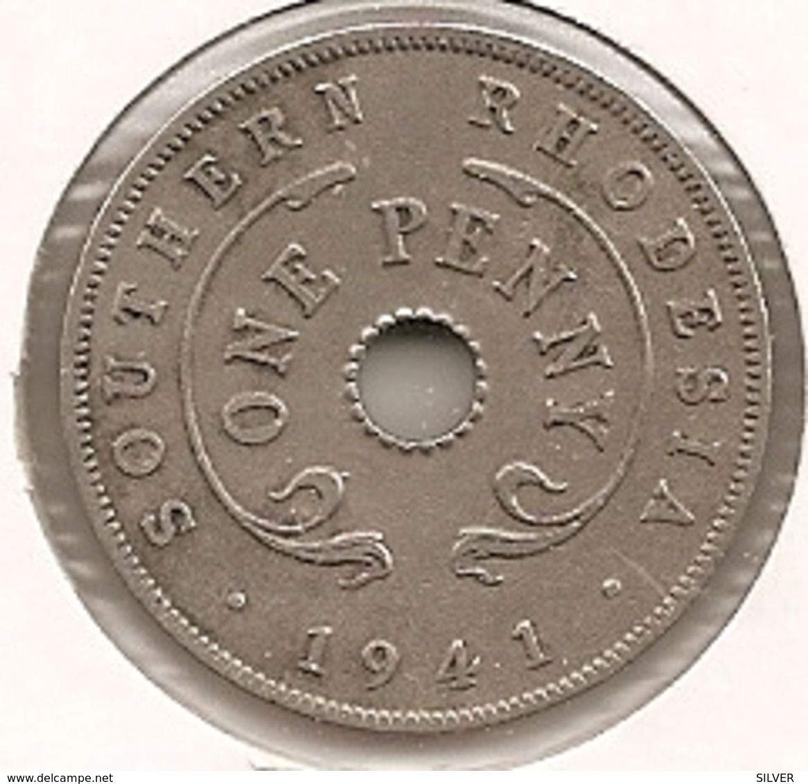 SOUTHERN RHODESIA RHODESIE 1 PENNY 1941 DIFFICILLE 51 - Rhodésie