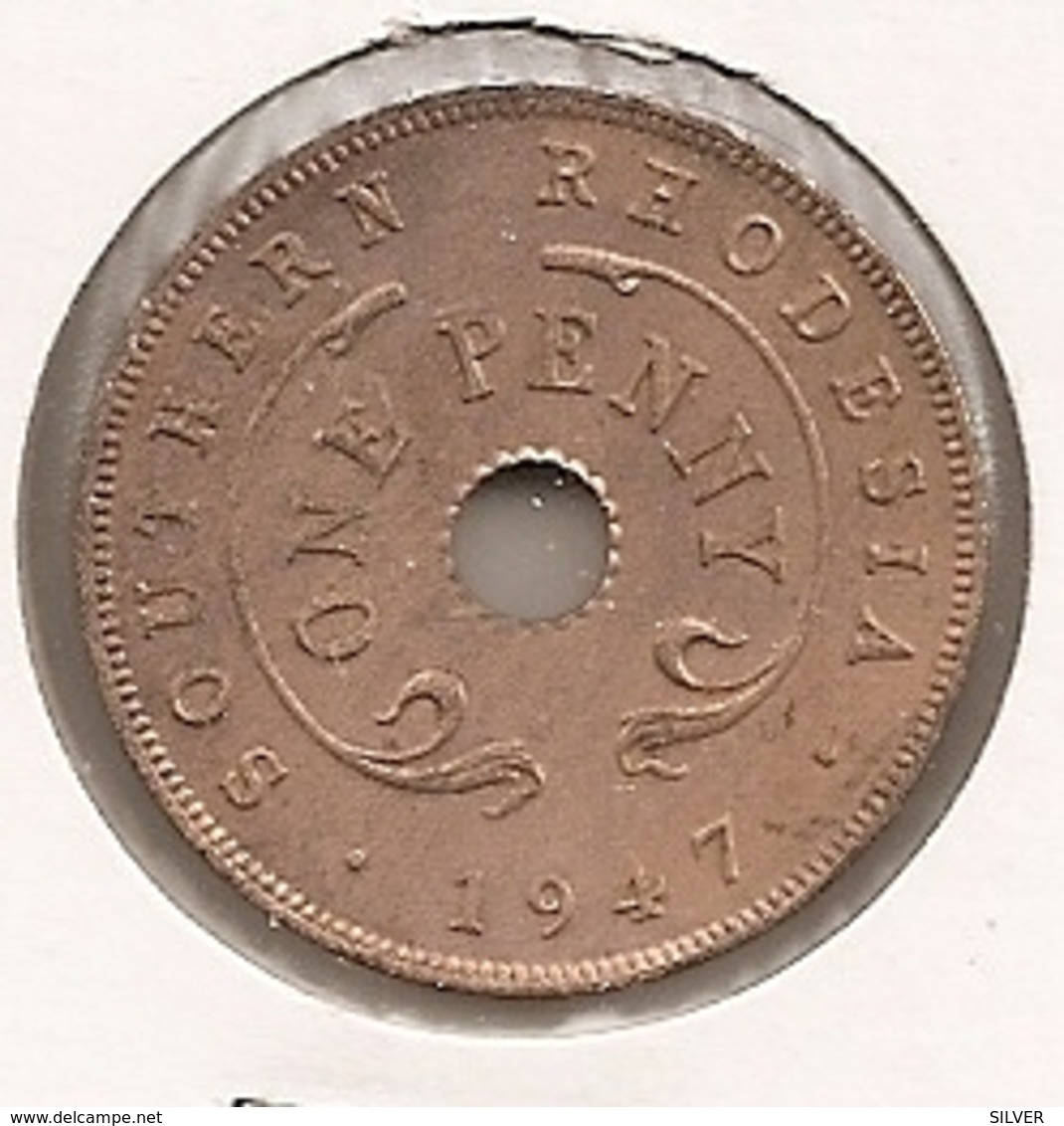 SOUTHERN RHODESIA RHODESIE PENNY 1947 DIFFICILLE 54 - Rhodesia