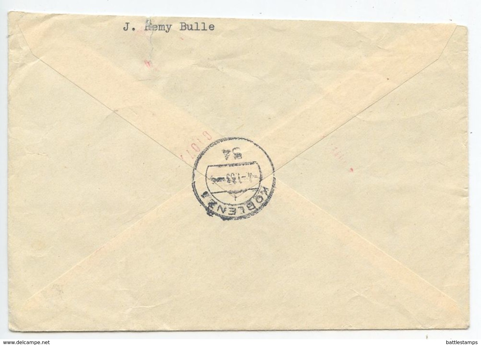 Switzerland 1963 Registered Special Delivery Cover Bulle To Koblenz Am Rhein, Germany - Covers & Documents