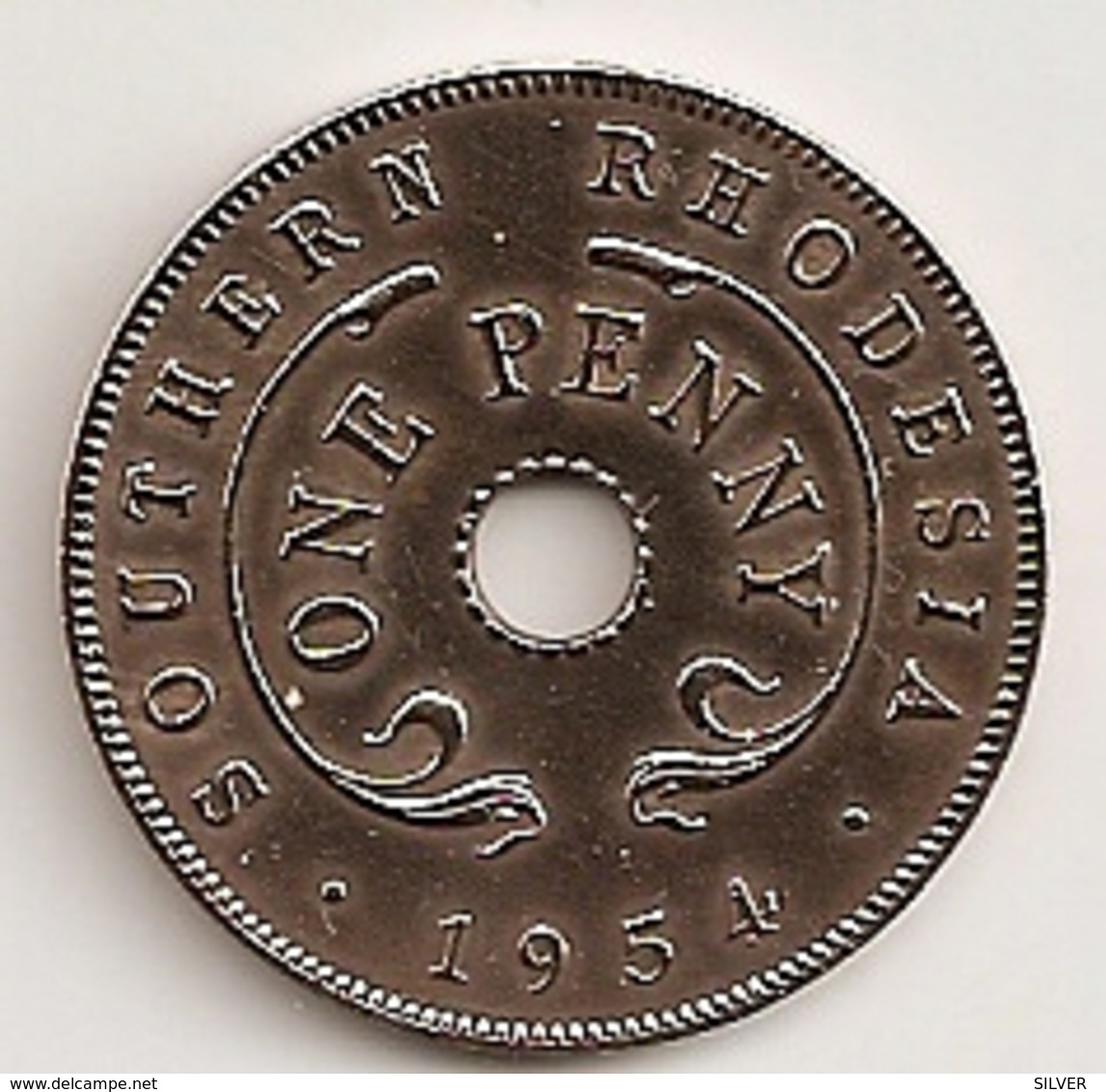 SOUTHERN RHODESIA RHODESIE PENNY 1954 RARE ET RARE ETAT 58 - Rhodesië