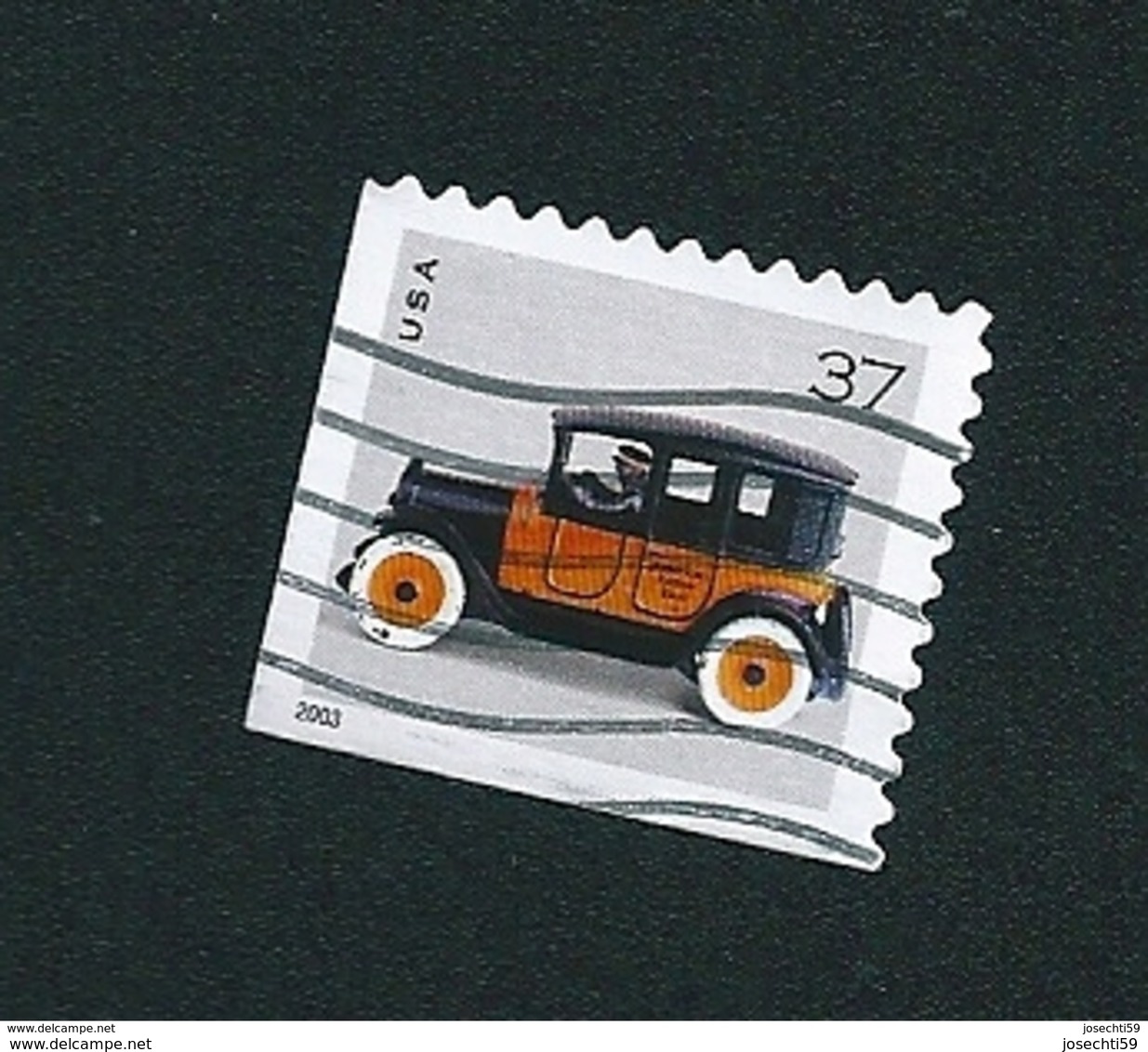 N° 3326 Voiture Ancienne - First Class  37  USA Oblitéré  Timbre Etats Unis (2003) - Used Stamps