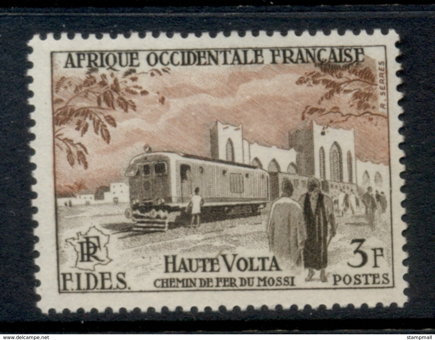 French West Africa 1956 FIDES 3f Nossi Railroad MUH - Other & Unclassified