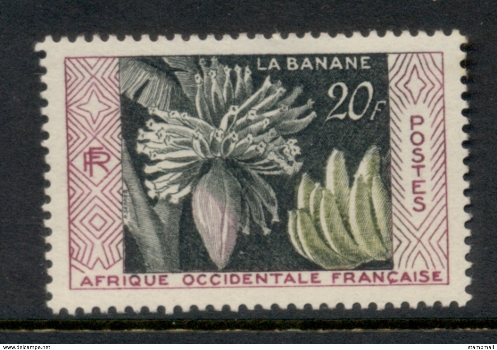 French West Africa 1958 Bananas MLH - Other & Unclassified