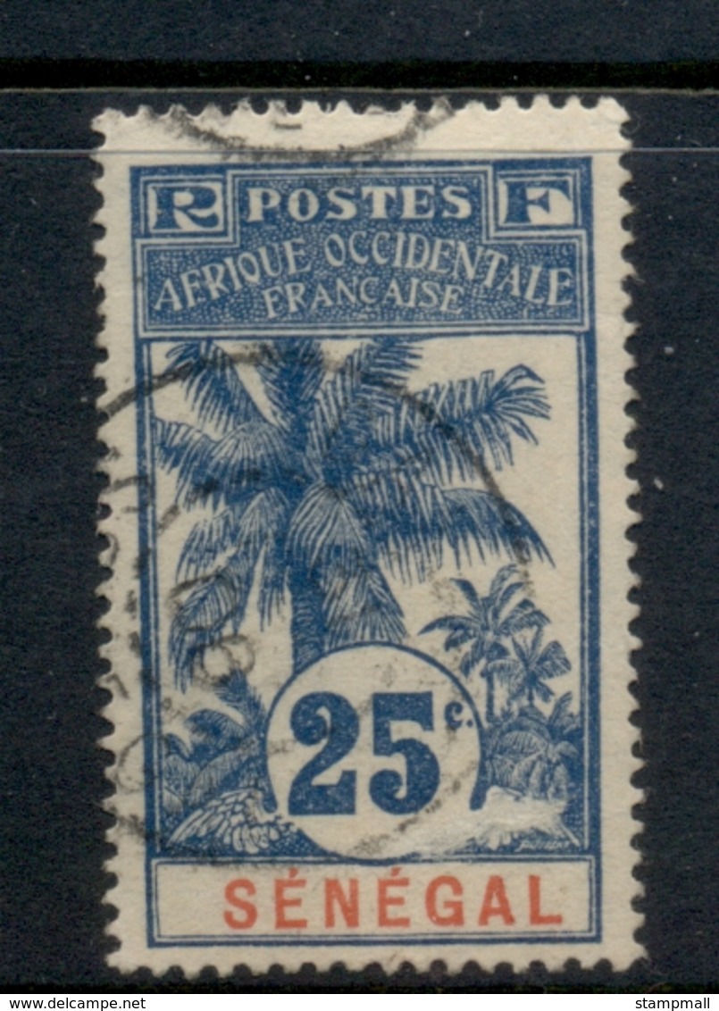 Senegal 1906-07 Oil Palms 25c FU - Used Stamps