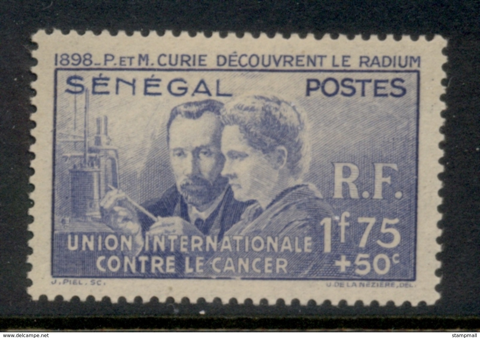 Senegal 1938 Marie Curie MLH - Unused Stamps