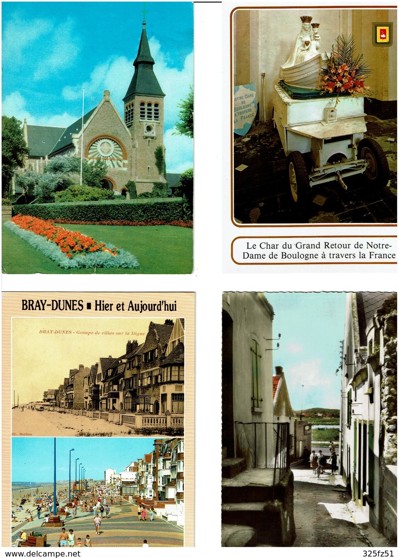 62 / PAS DE CALAIS /  Lot De 90 Cartes Postales Modernes écrites - 5 - 99 Cartes