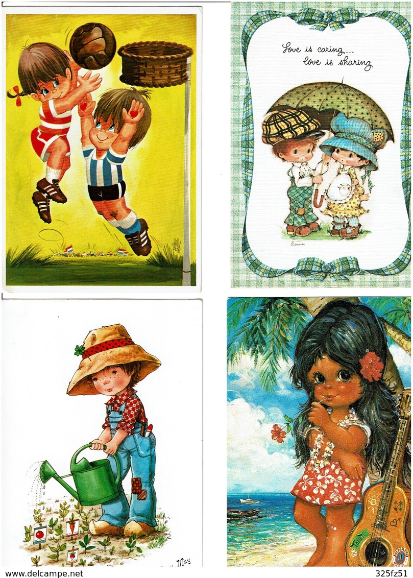 ENFANTS - Dessins /  Lot De 85 Cartes Postales Modernes écrites - 5 - 99 Cartes