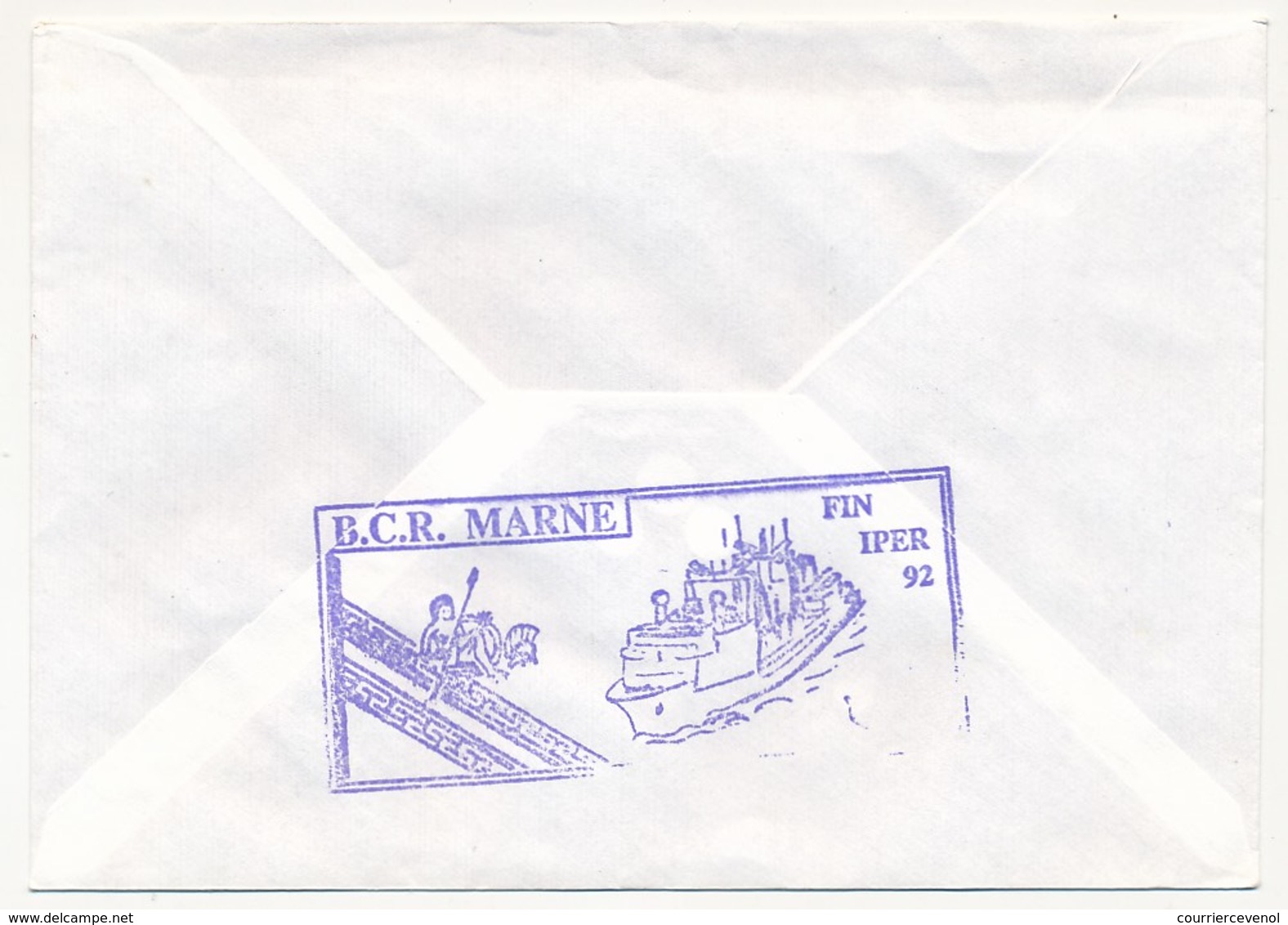 FRANCE - 2,50 Gaston Fébus Obl P.A.Clémenceau 1993 - Mission Balbuzard - BCR MARNE - Poste Navale