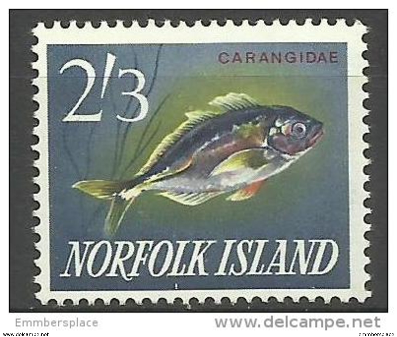 Norfolk Island - 1963 White Trevally 2/3d MNH **   SG 48   Sc 60 - Isola Norfolk