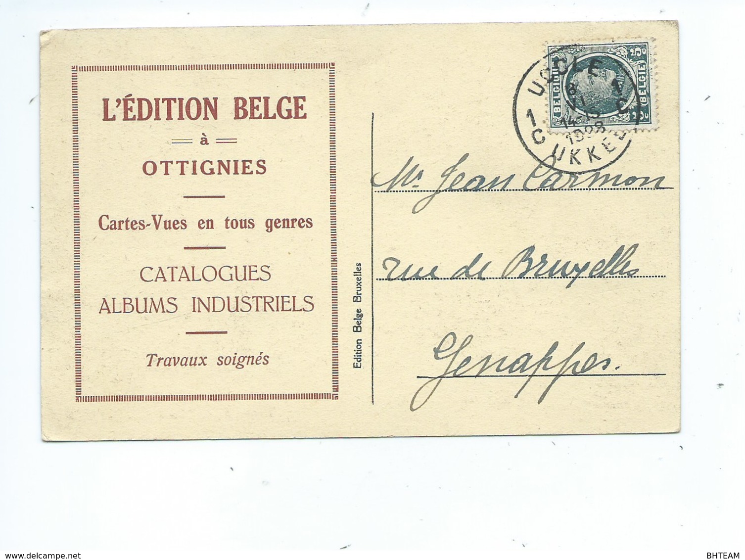 Ottignies L'Edition Belge Carte De Tournai - Ottignies-Louvain-la-Neuve