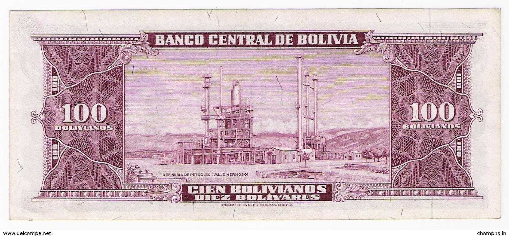 Bolivie - Billet De 100 Bolivianos - 20 Décembre 1945 - Villaroel - Presque Neuf - Bolivien