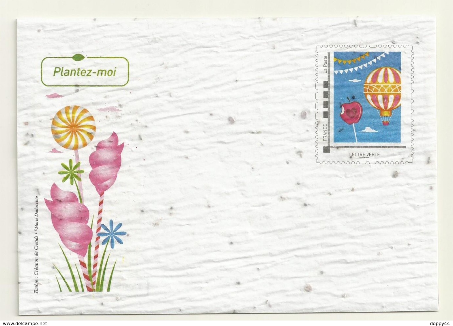 PAP LA LETTRE QUI SE PLANTE !!!   CURIOSITE  2019 - Official Stationery