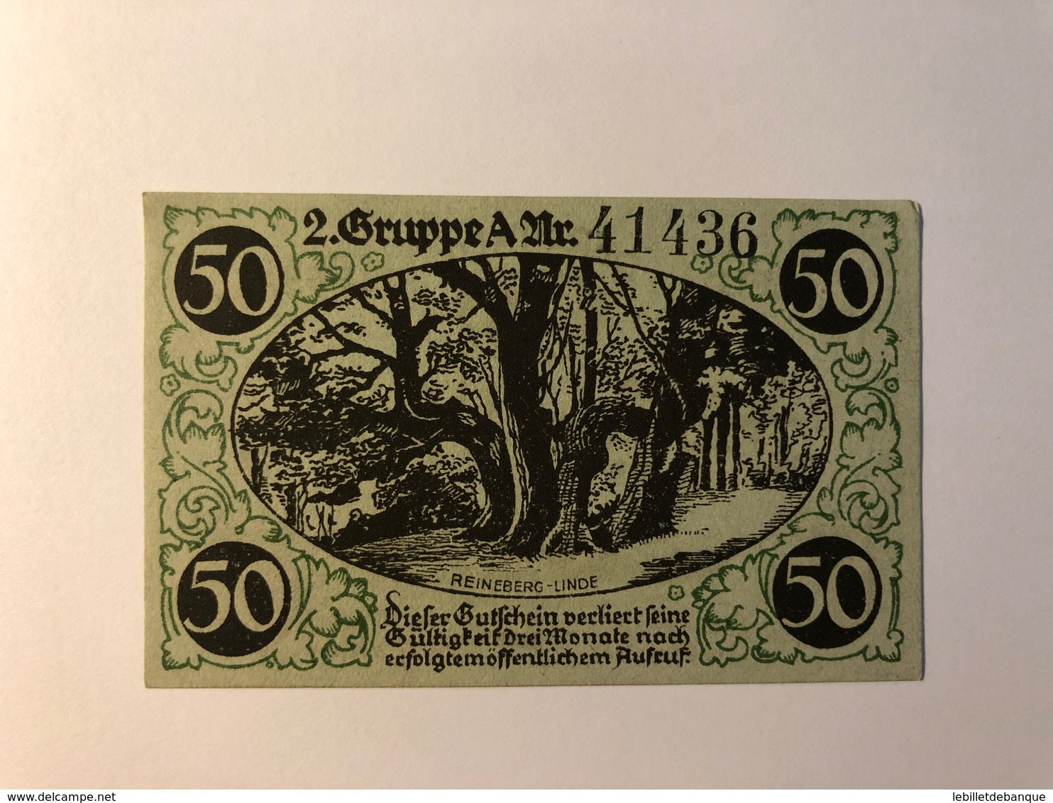 Allemagne Notgeld Lubeck 50 Pfennig - Collections