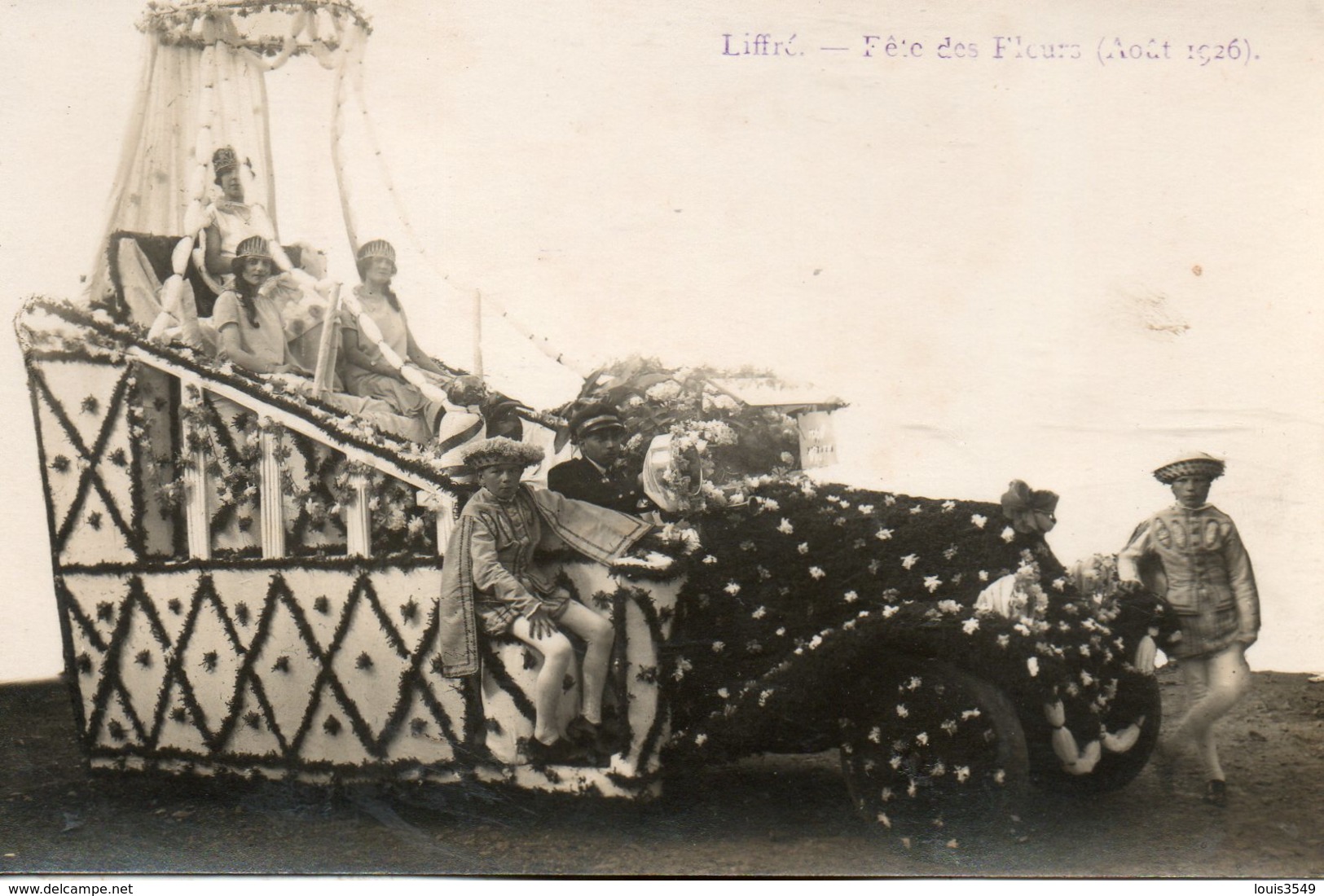 Liffré -   Fête  Des  Fleurs -  Août  1926. - Autres & Non Classés