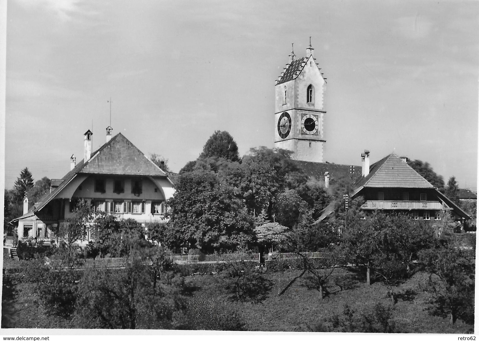 SUMISWALD → Kirche Und Krämerhaus, Fotokarte Ca.1950 - Sumiswald