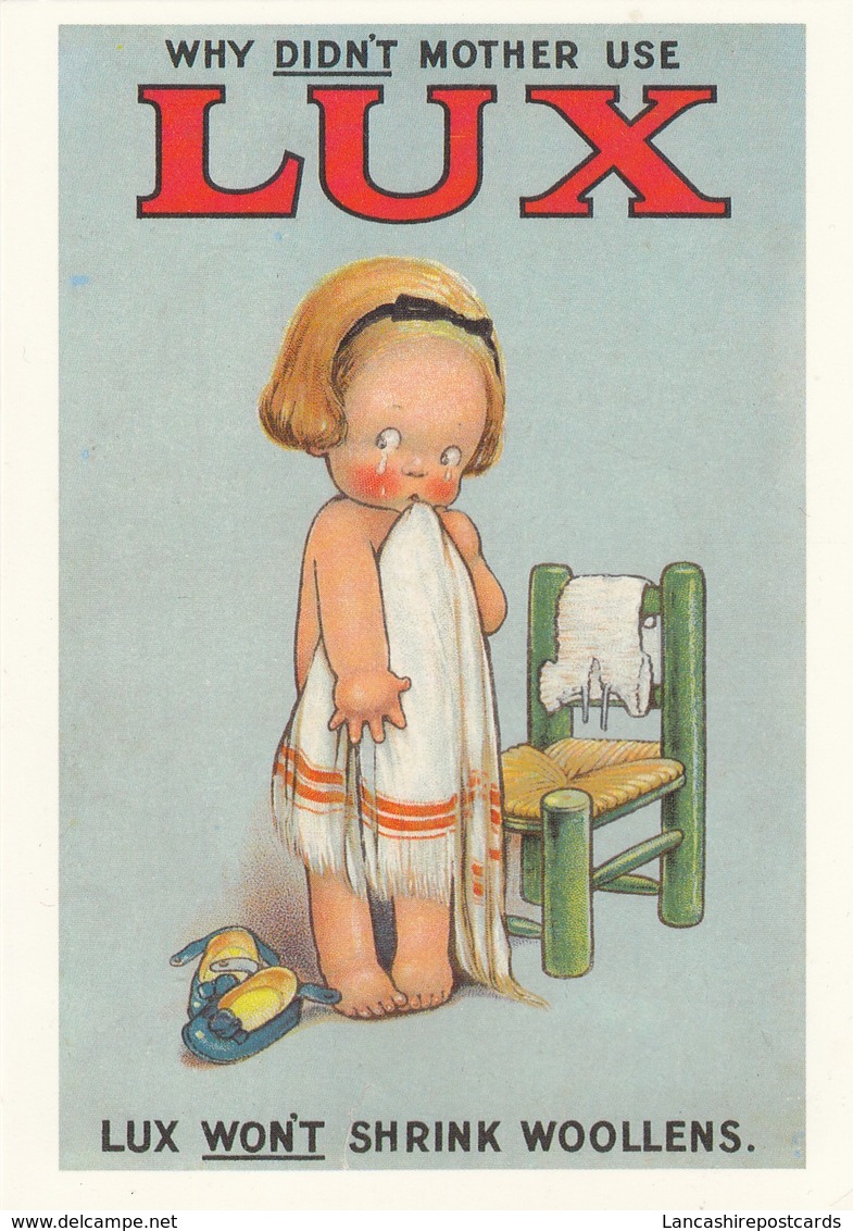 Postcard Advertising Lux Soap Artwork By Mabel Lucie Atwell [ Reproduction ] My Ref  B23662 - Publicité