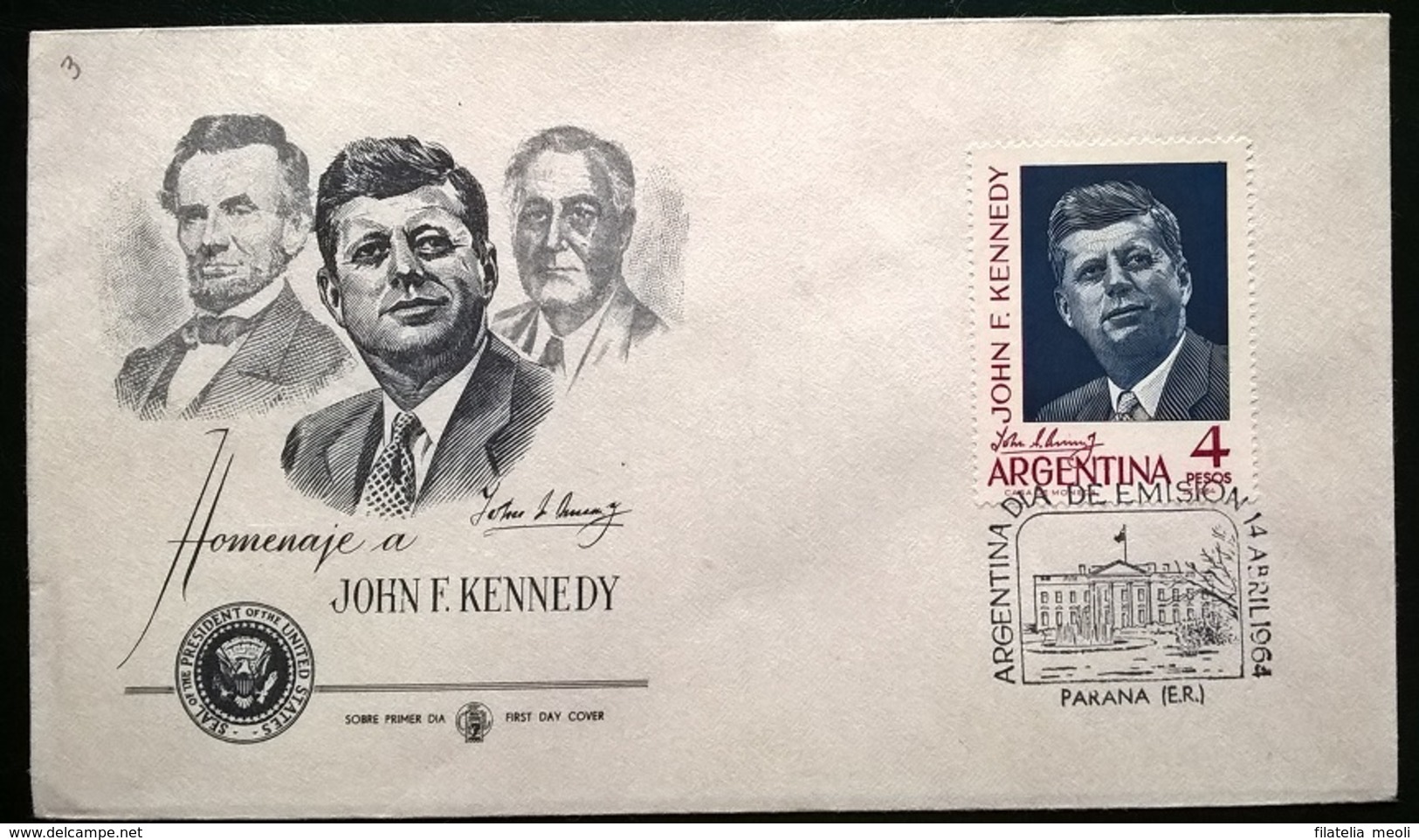 ARGENTINA KENNEDY - FDC