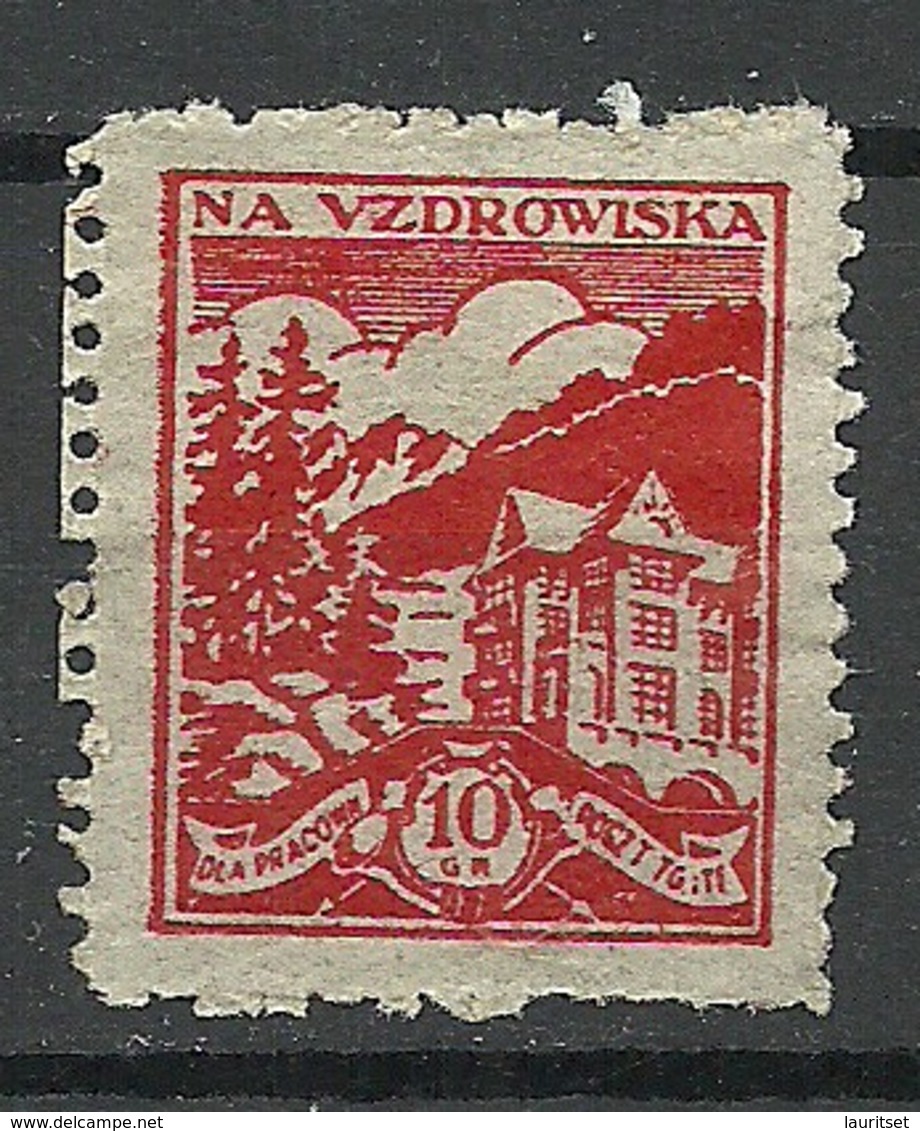 POLEN Poland Charity Wohlfahrt 10 Gr Na Vzdrowiska MNH - Vignettes