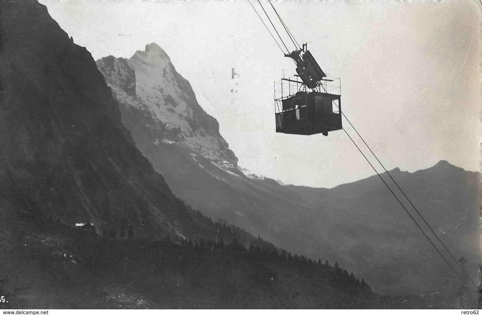 GRINDELWALD → Wetterhorn-Aufzug Mit Gletscher Anno 1938 - Grindelwald