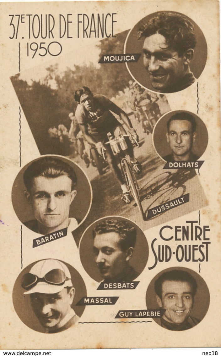 Marcel Dussault Né à La Chatre Berry  Le Mome , Tour De France 1950 - La Chatre