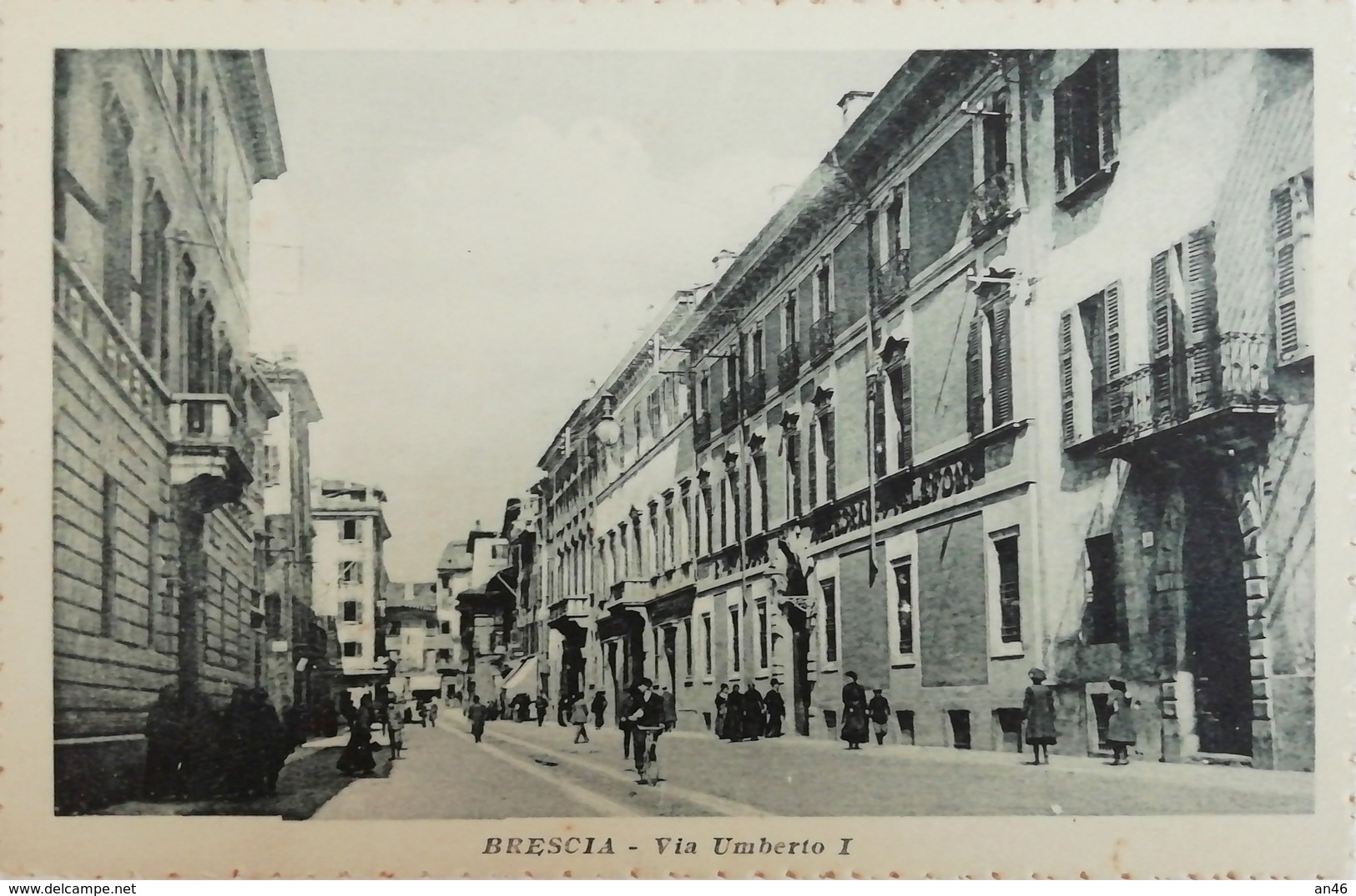 BRESCIA VIA UMBERTO I AUTENTICA 100% - Brescia