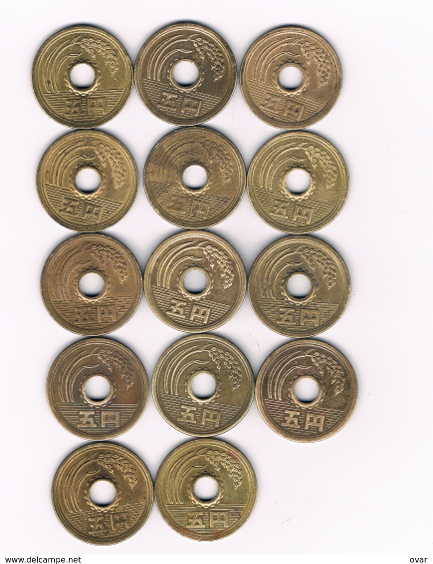 5 YEN 14X  JAPAN /4921/ - Japon