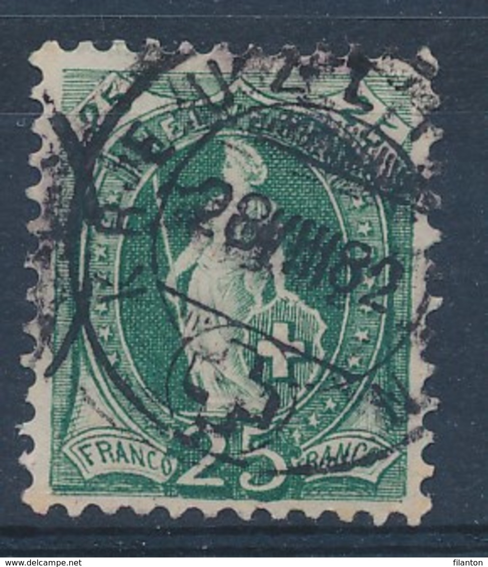 HELVETIA - Mi Nr 59 A - Cachet "KREUZLINGEN" - (ref. 1444) - Oblitérés