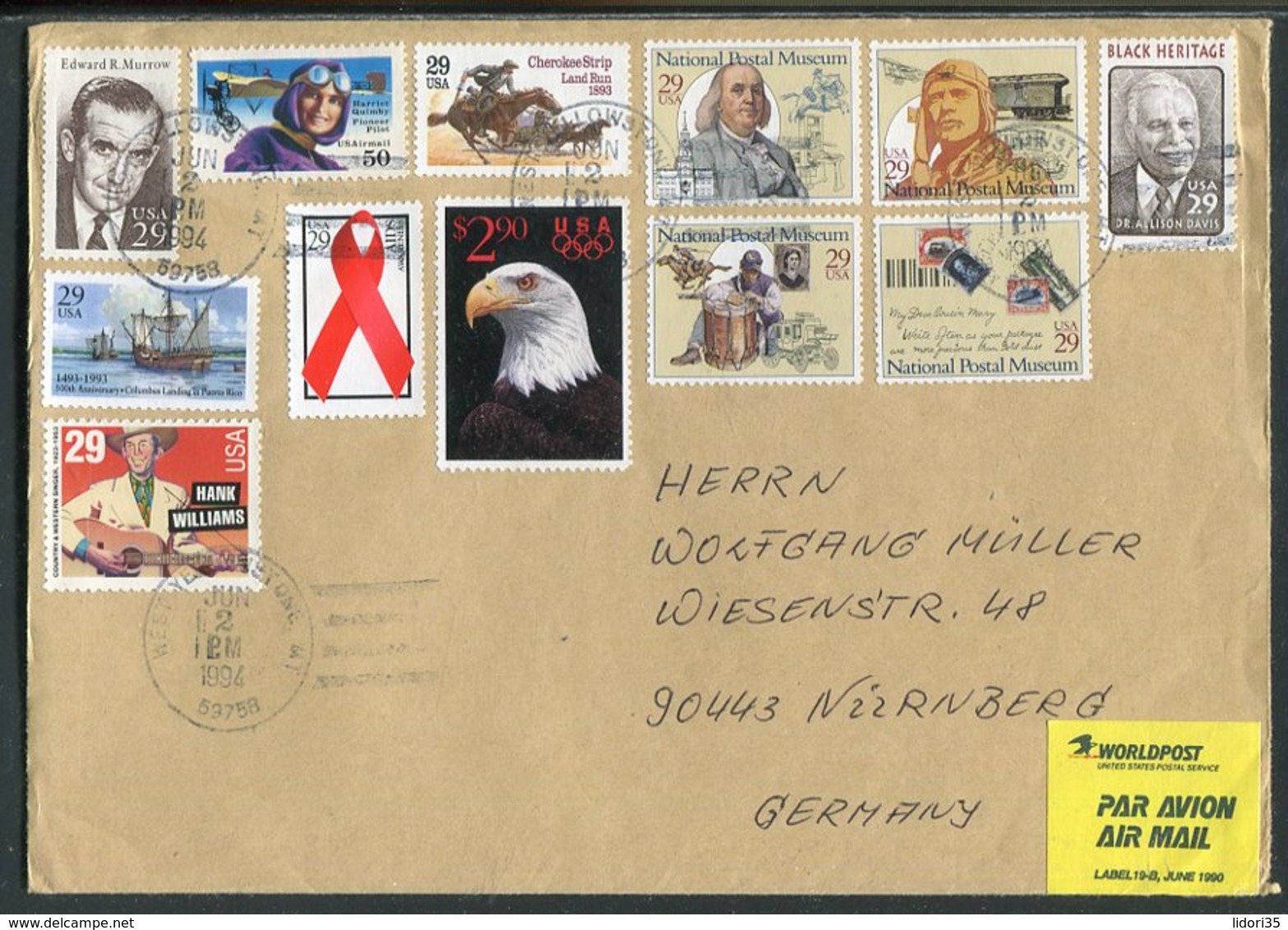 Liquidation / Int. Belegeposten Mit Rd. 90 Belegen (18491-400) - Lots & Kiloware (mixtures) - Max. 999 Stamps