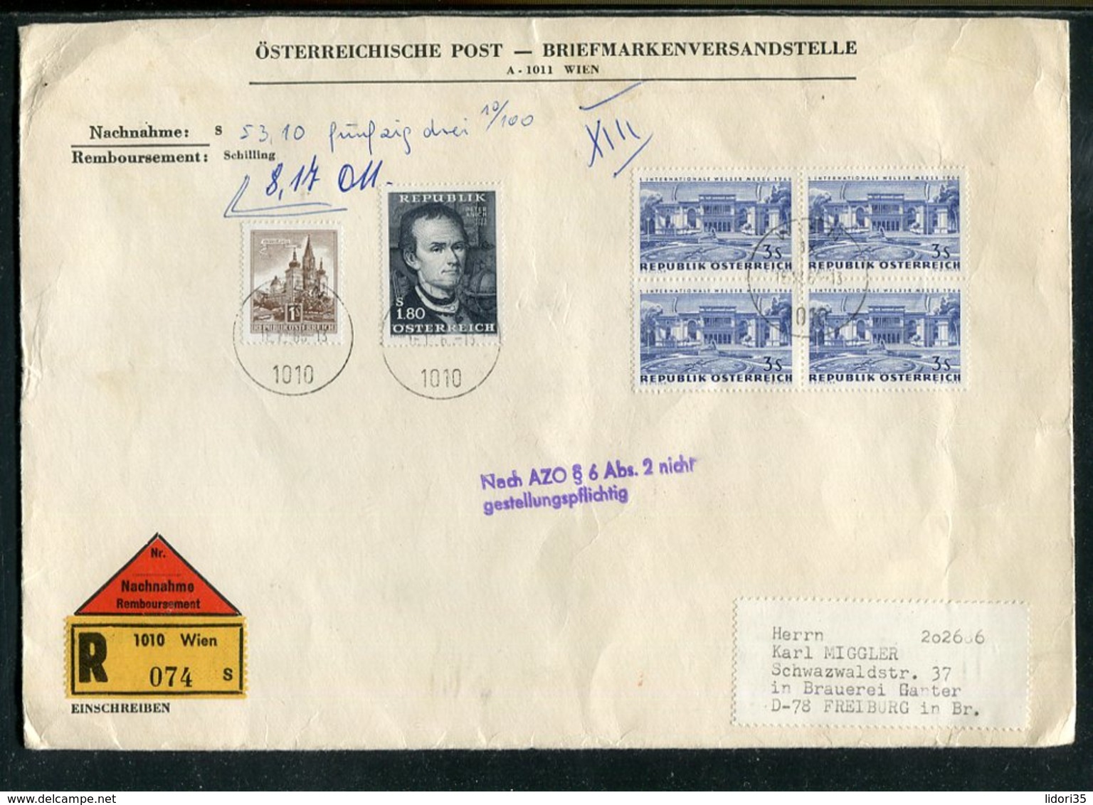 Liquidation / int. Belegeposten mit rd. 90 Belegen (18491-400)