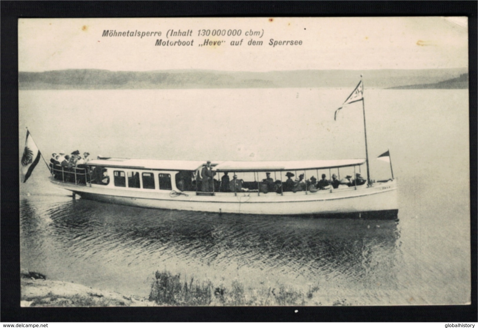 DE2244 - MÖHNETALSPERRE - MOTORBOOT " HEVE" AUF DEM SPERRSEE - Möhnetalsperre