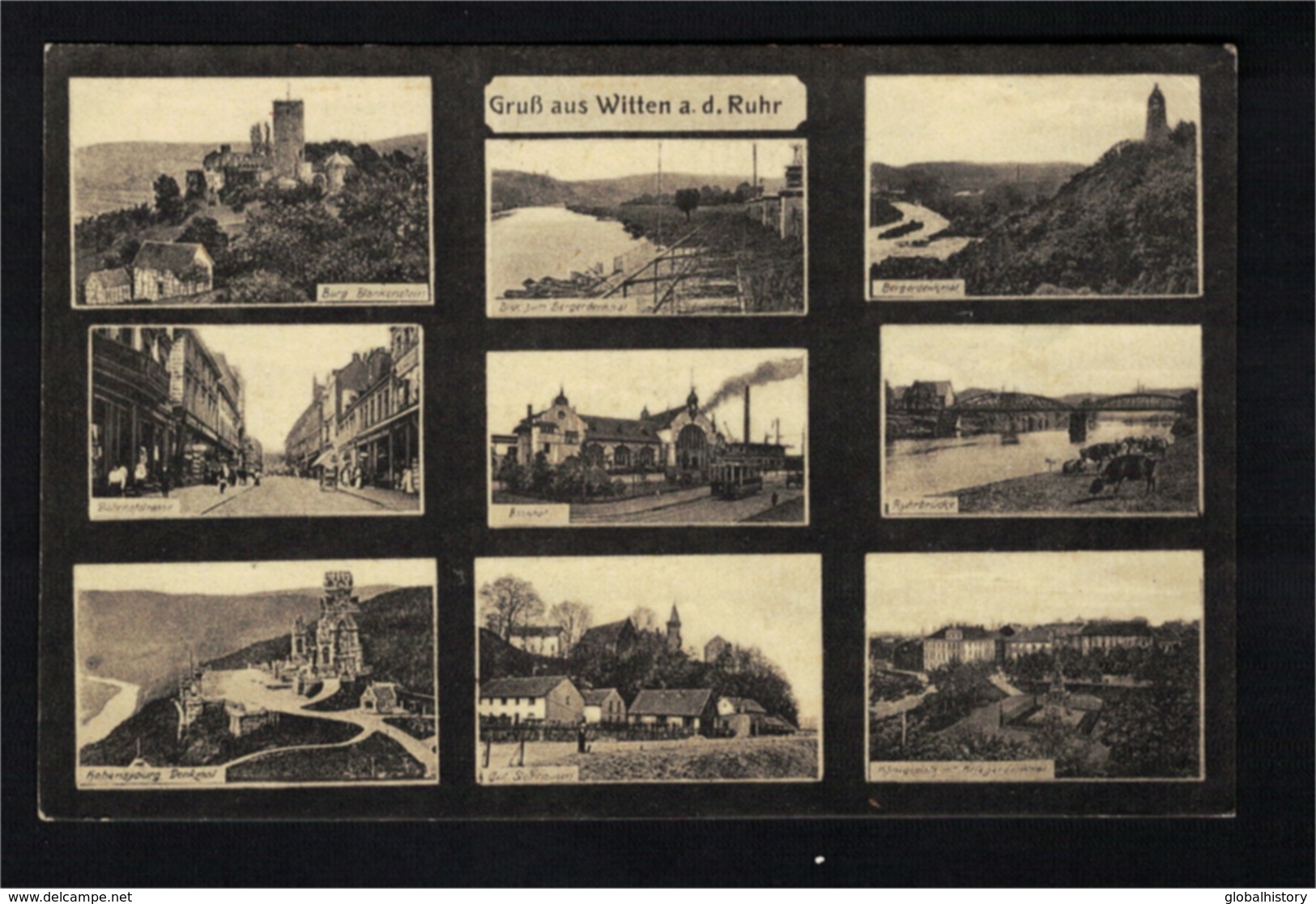 DE2250 - WITTEN A.d. RUHR - MULTI VIEW POSTCARD - Witten