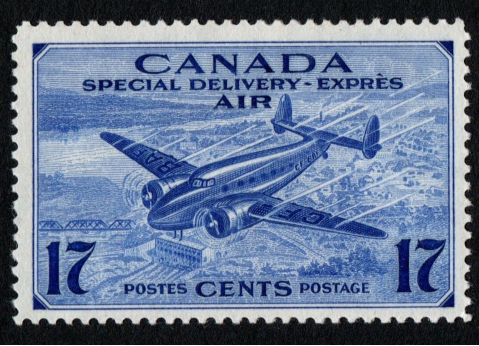 Canada. 1942 -1943 Airmail Special Delivery. 17c. SG S14. MNH - Unused Stamps