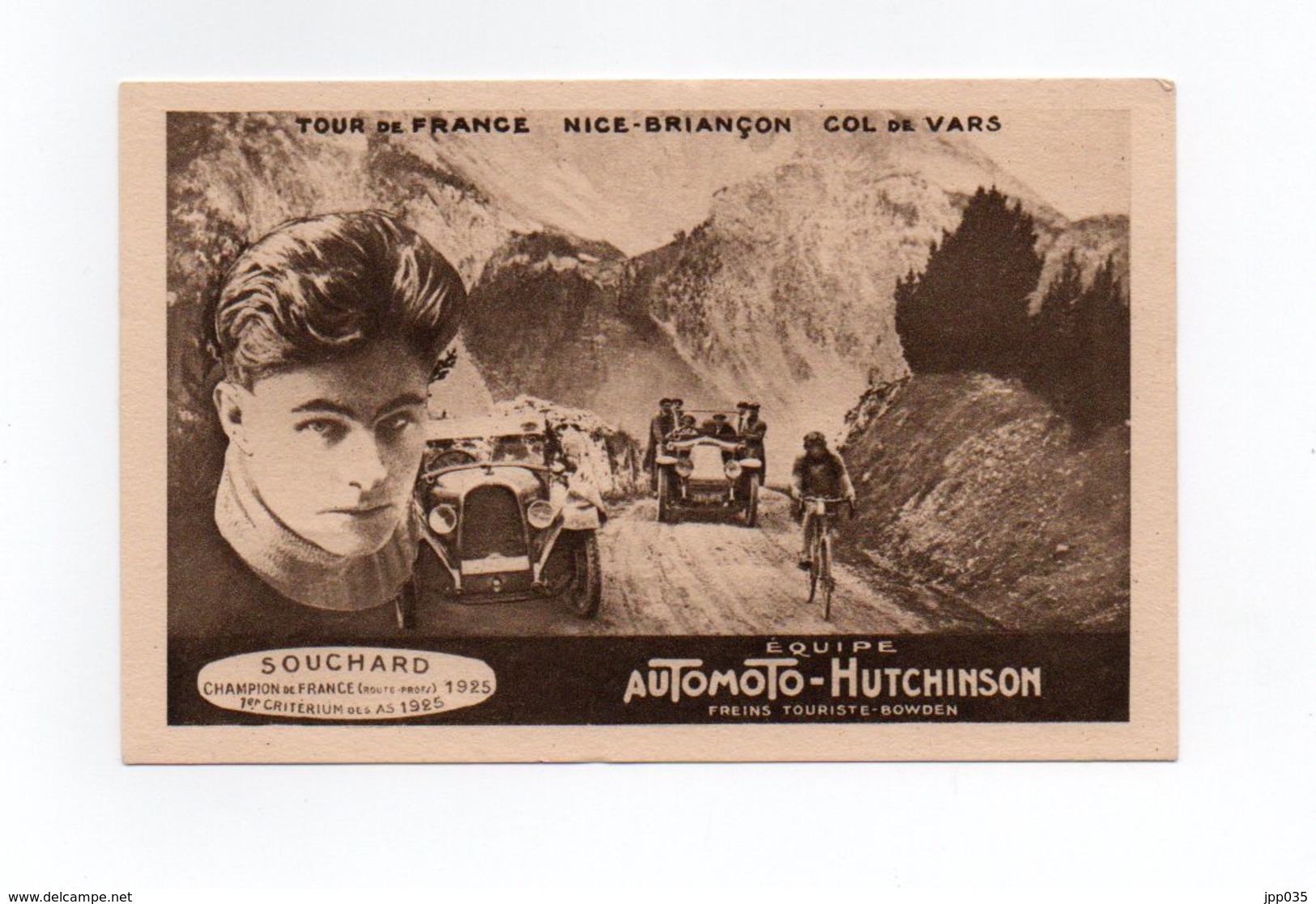 CYCLISME TOUR DE FRANCE  ACHILLE SOUCHARD  AUTOMOTO HUTCHINSON ETAPE NICE BRIANCON COL DE VARS - Cyclisme