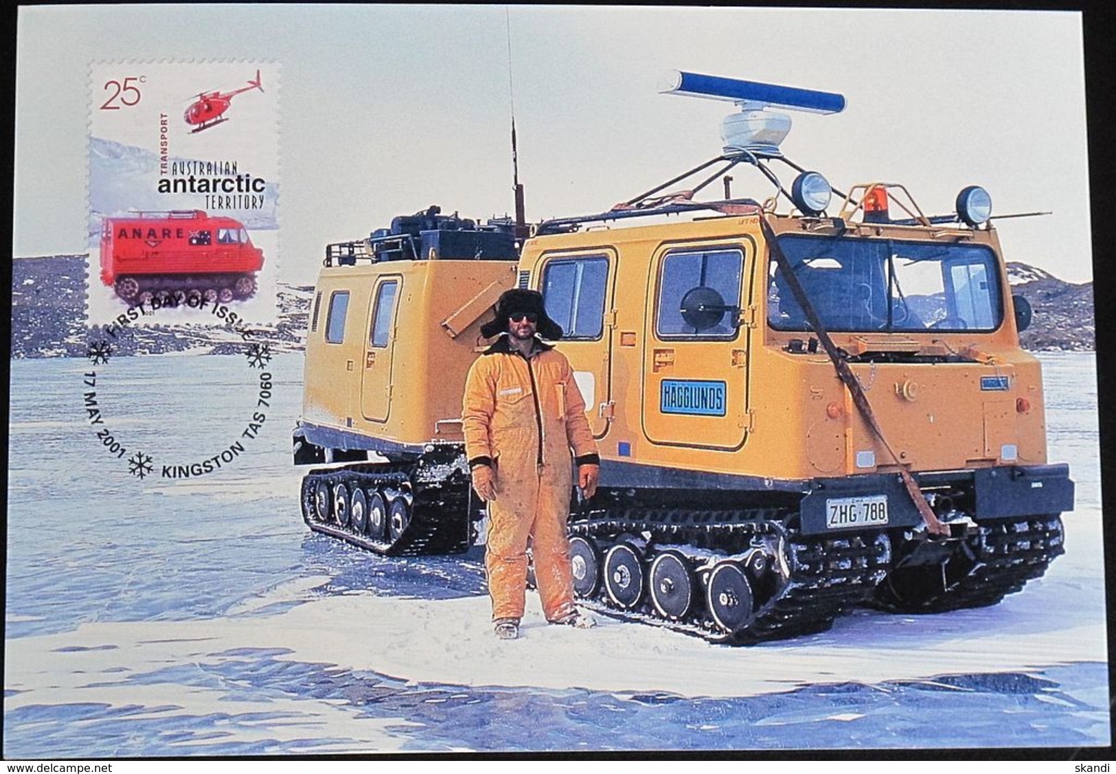 AUSTRALIAN ANTARCTIC TERRITORY 2001 Mi-Nr. 136 MK/MC - Maximumkarten